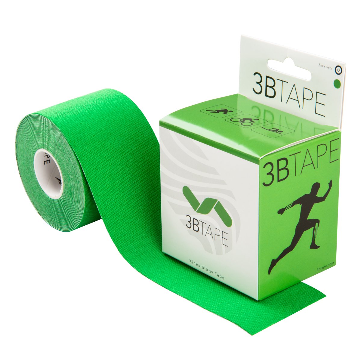 3B Kinesiologisk Tape, Green, Classic Kinesiologisk tape, Classic og