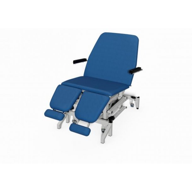 Tilting Baratric Podiatry Chair, 320 Kg lfte kapacitet, Trendelenburg 20 grader.