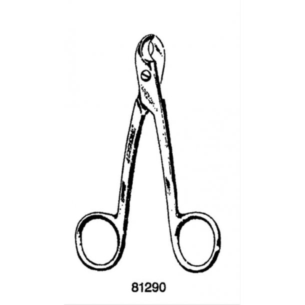 White Toe Nail Scissors, Mindre dyr, 11,5 cm